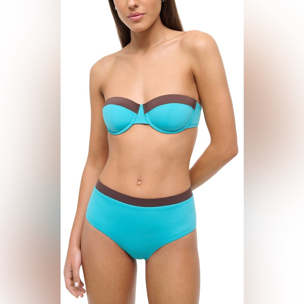 STAUD Devon High Rise Bikini Bottom - Picture 4 of 6